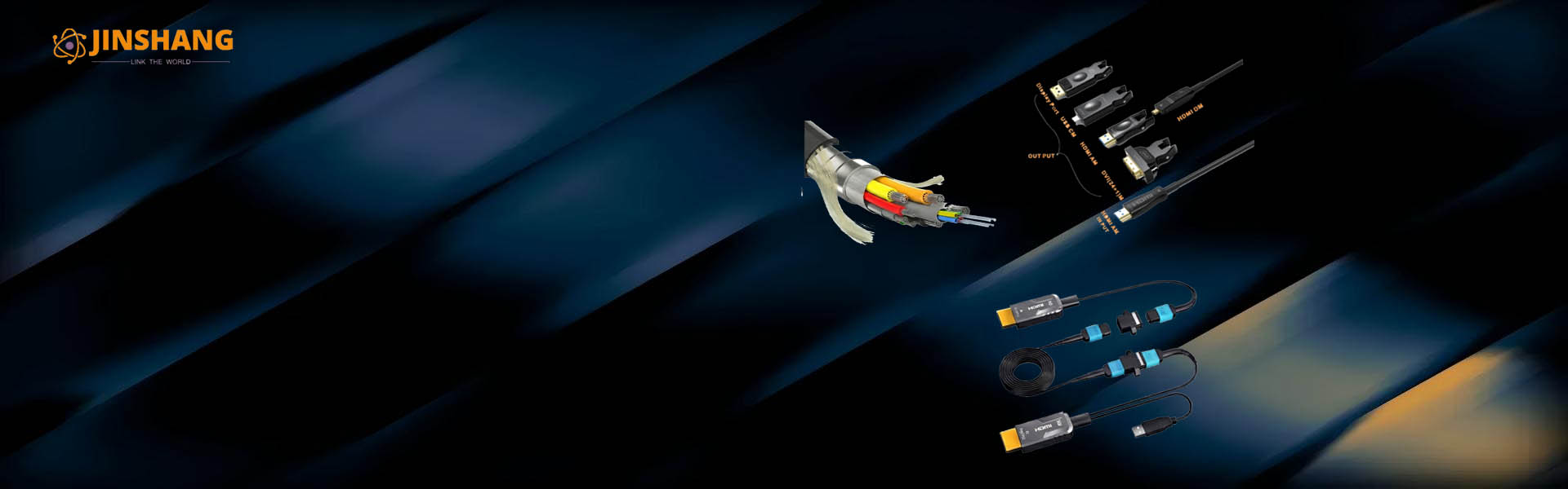 AOC Active Optical Fiber Hybrid Cables
