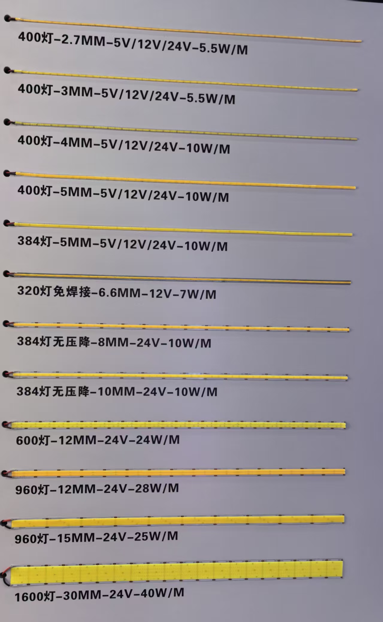 All LED colors are optional!