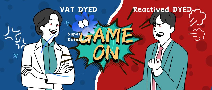 蓝红色漫画人物对比公众号封面