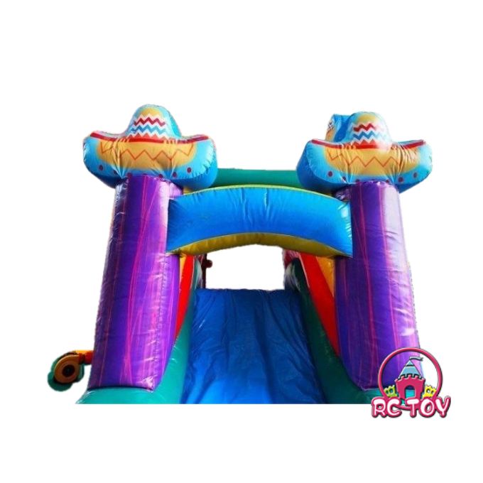 Mexican Fiesta Piñata Inflatable Combo Slide Manufacturer (3)