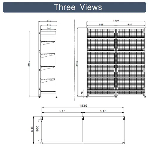 Heavy-Duty Australian Standard Outrigger Wall Shelving