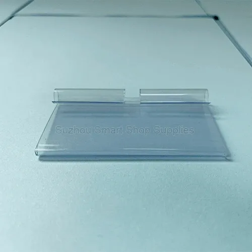 Clear Plastic Flip-Scan Label Holder for T-Bar Hooks