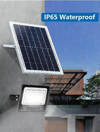 outdoor facade solar flood light