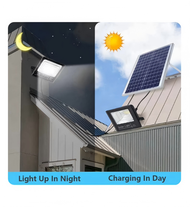 Waterproof Solar Panel Floodlight