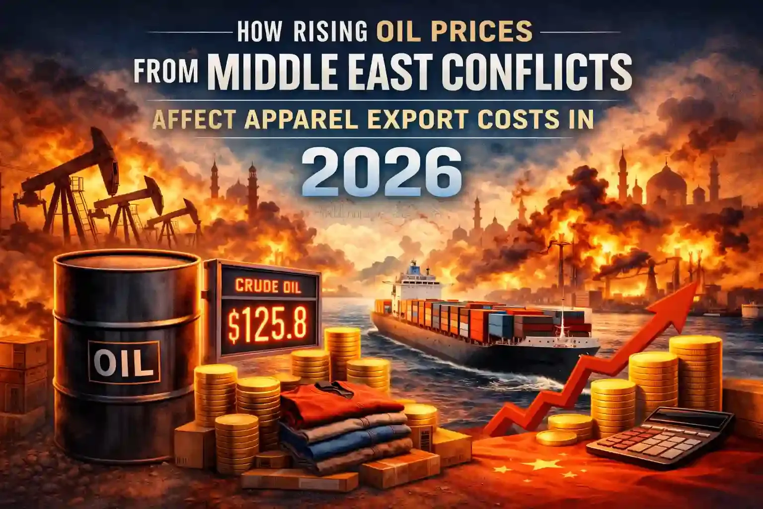 How Rising Oil Prices from Middle East Conflicts Affect Apparel Export Costs in 2026
