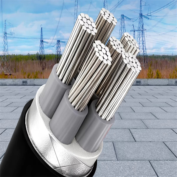 3*185mm2 Aluminum Alloy XLPE/PVC AC electrical cable 8.7/15KV industry application