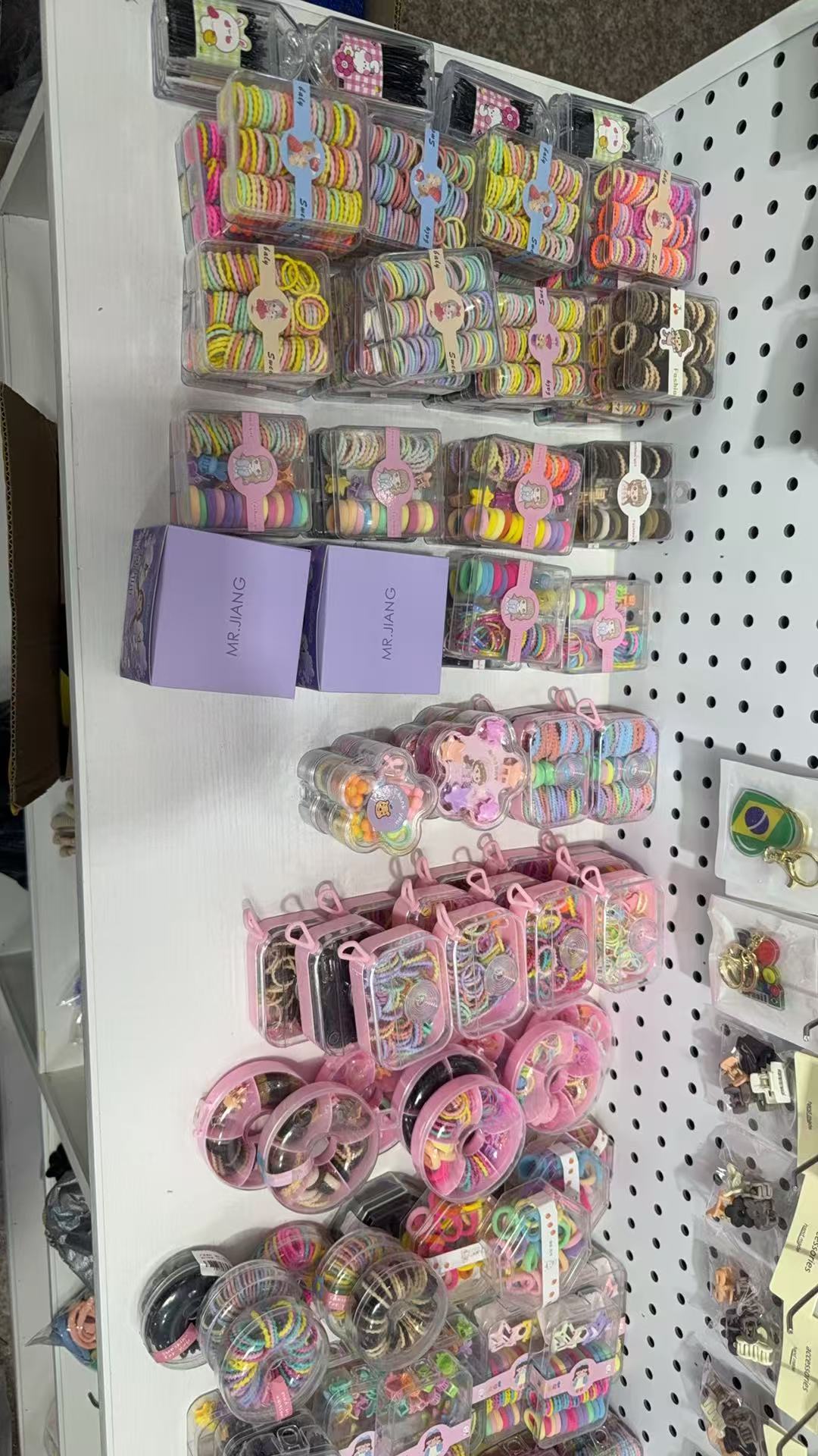 Kids Hair Ties Set with Cute Storage Box