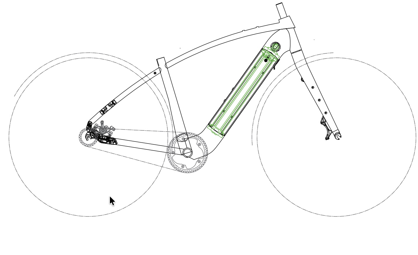 belt-drive hub motor