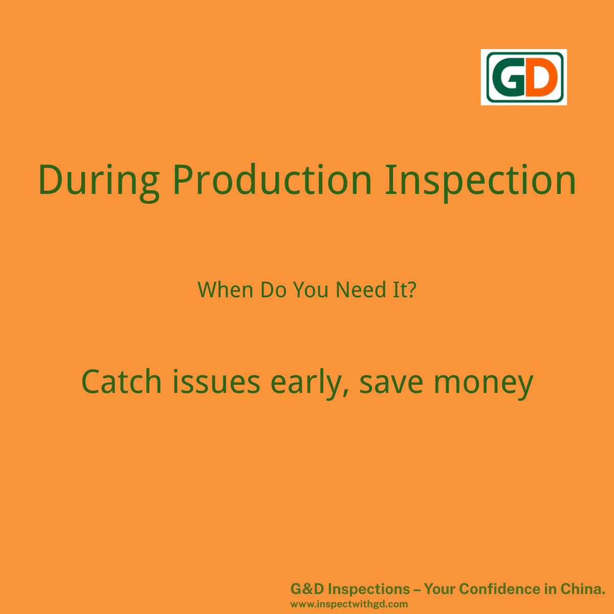 During Production Inspection in China: When and Why You Need It