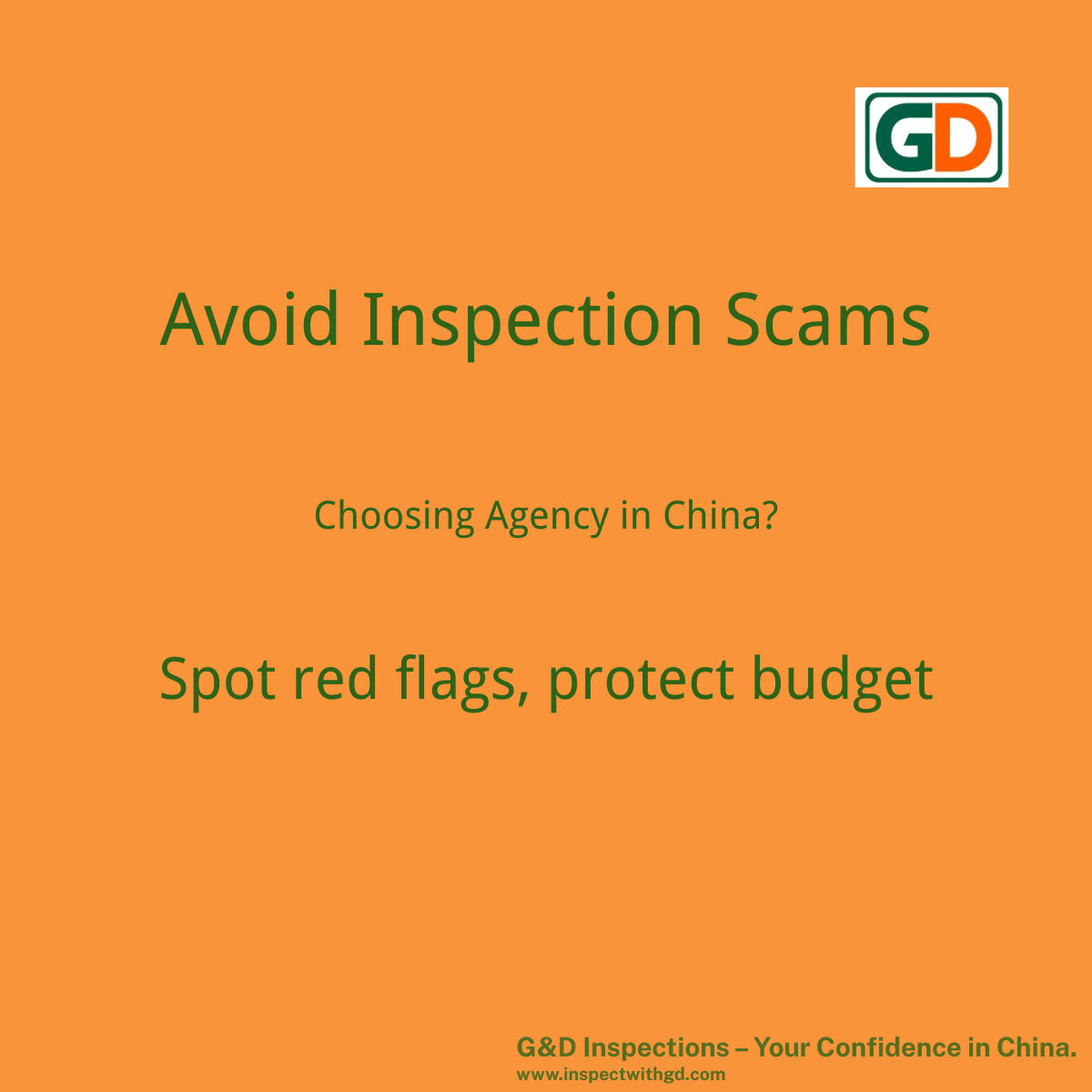 How to Avoid Scams When Choosing an Inspection Agency in China