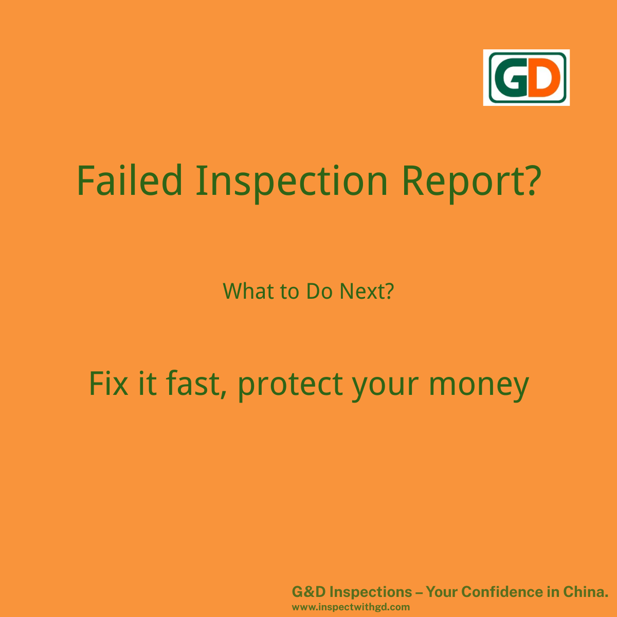 Failed Inspection Report? Hereβs Exactly What to Do Next