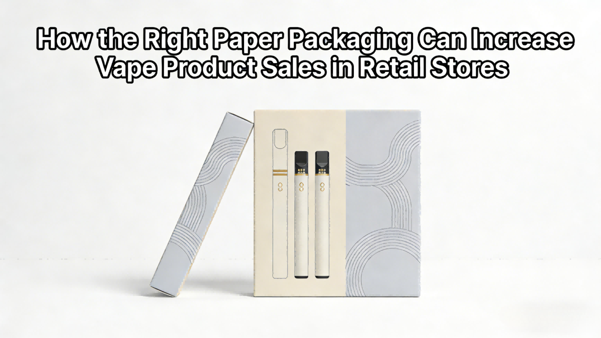 How the Right Paper Packaging Can Increase Vape Product Sales in Retail Stores