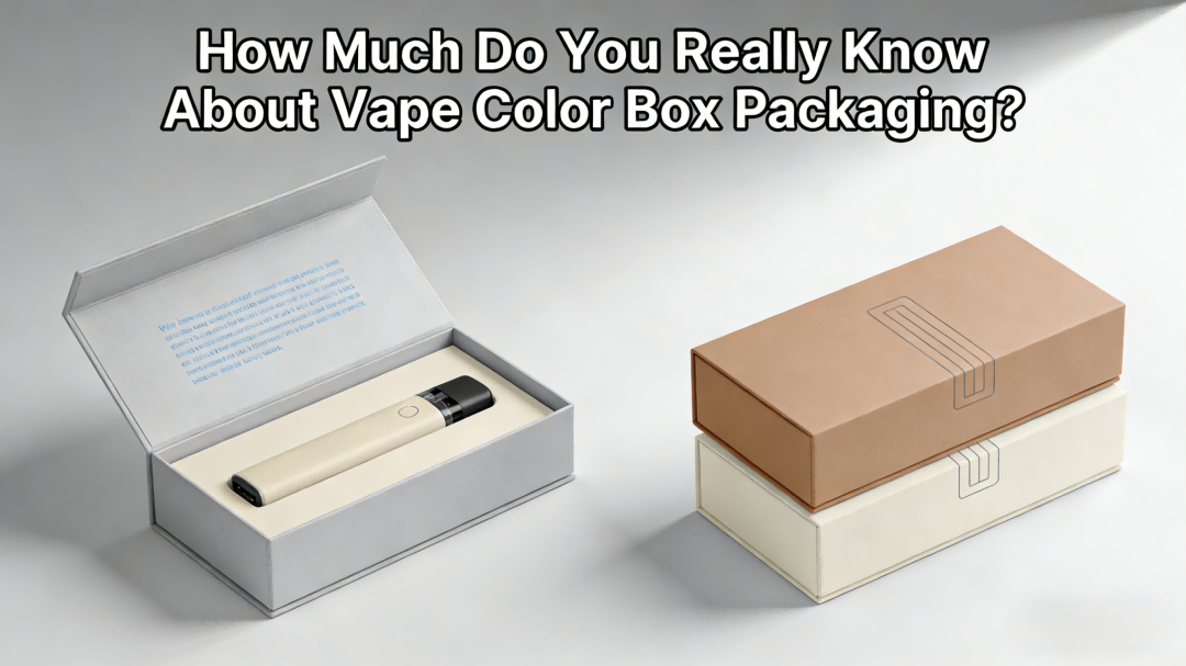 How Much Do You Really Know About Vape Color Box Packaging?