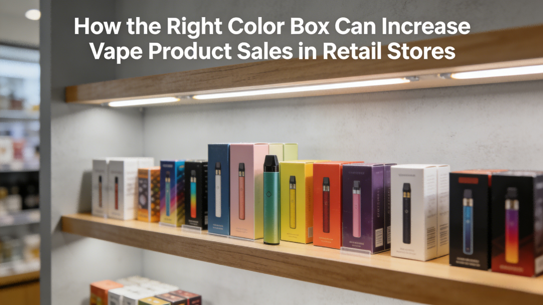 How the Right Color Box Can Increase Vape Product Sales in Retail Stores