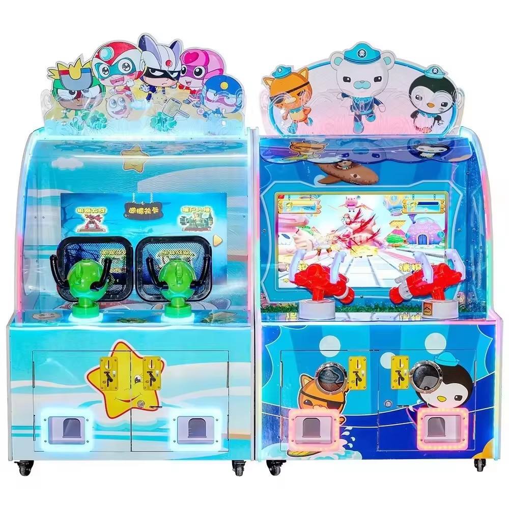 32-Inch Interactive Water Shooting Arcade Machine - Real Water Splash Video Game 2