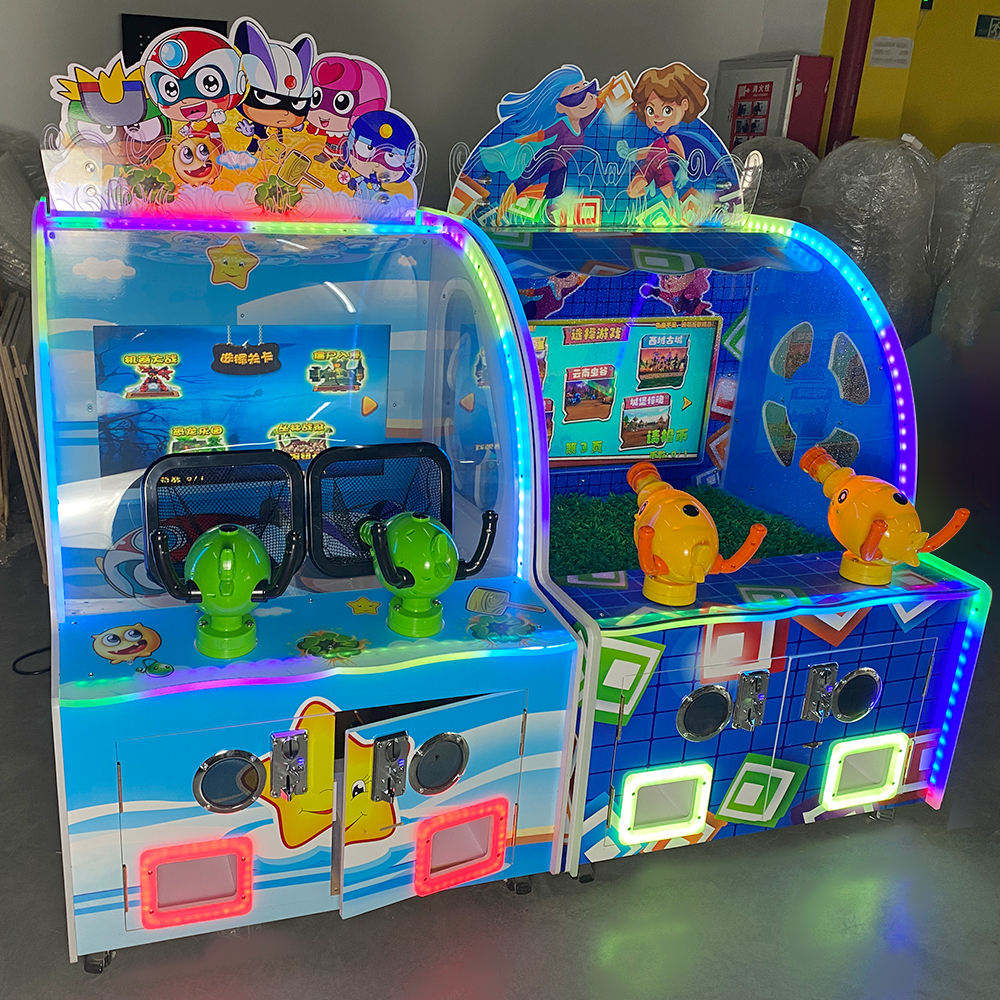 32-Inch Interactive Water Shooting Arcade Machine - Real Water Splash Video Game 4