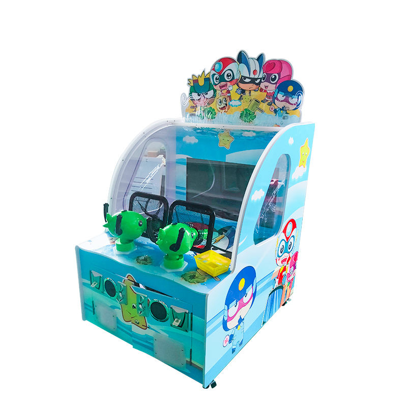 32-Inch Kids Ball Shooting Arcade Game - Interactive Physical Ball Popper Machine 2