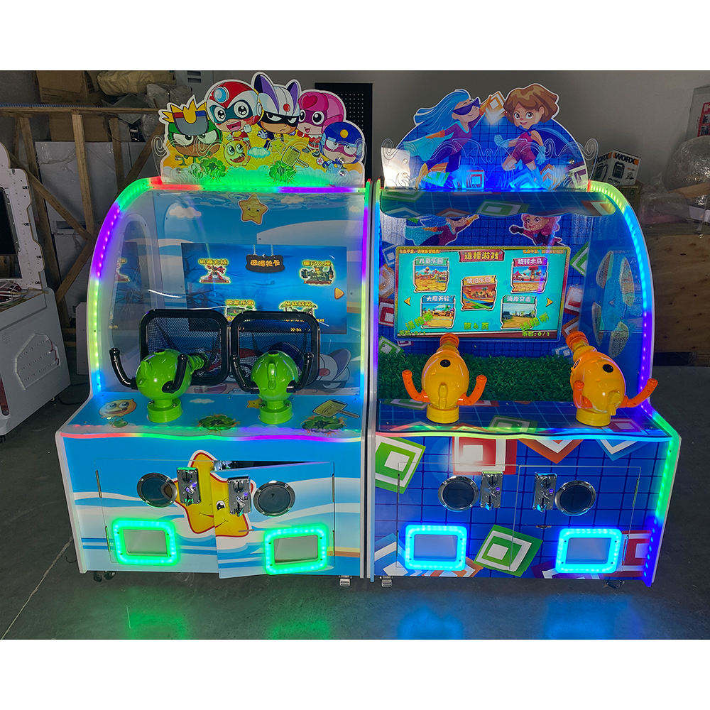 32-Inch Interactive Water Shooting Arcade Machine - Real Water Splash Video Game 5