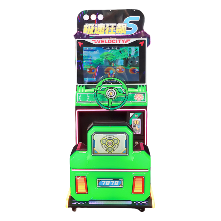 Interactive Motion Kids Racing Machine - 3D Car Driving Arcade Game 6