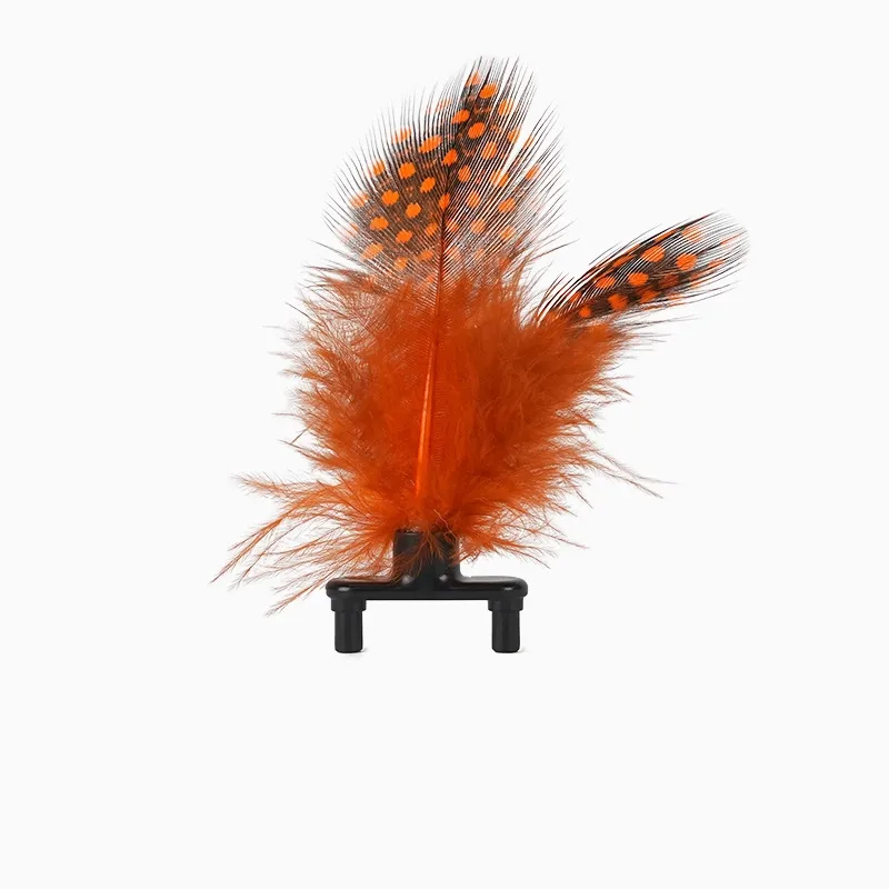 factory price plastic bee feather automatic cat toy