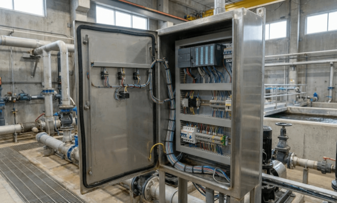 PLC Control Panels for Water Treatment