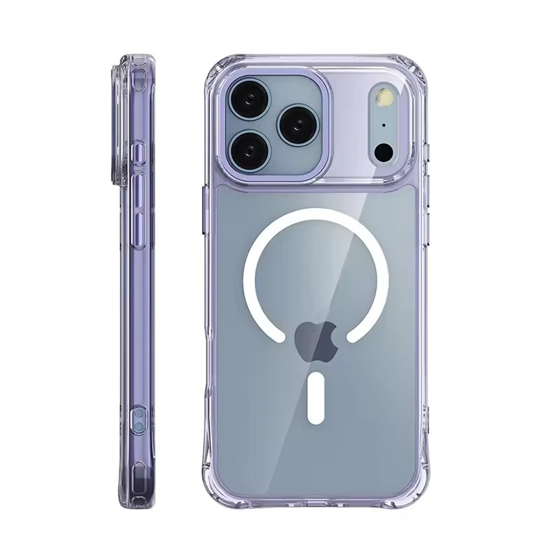 iFunSmart Anti-Yellow Bayer Material Hybrid ShockProof MagSafe Case for iPhone 17 Pro Max