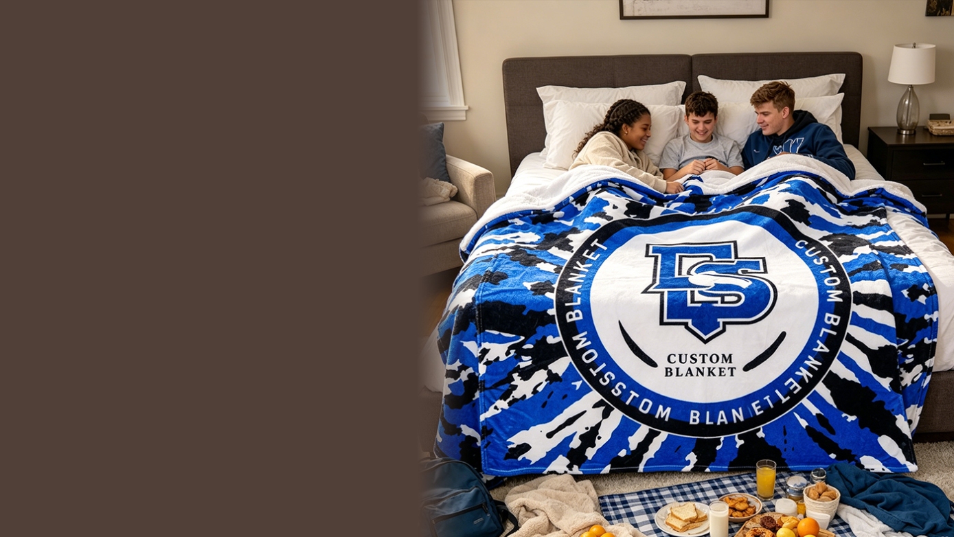 Custom Sublimation Fleece Blanket