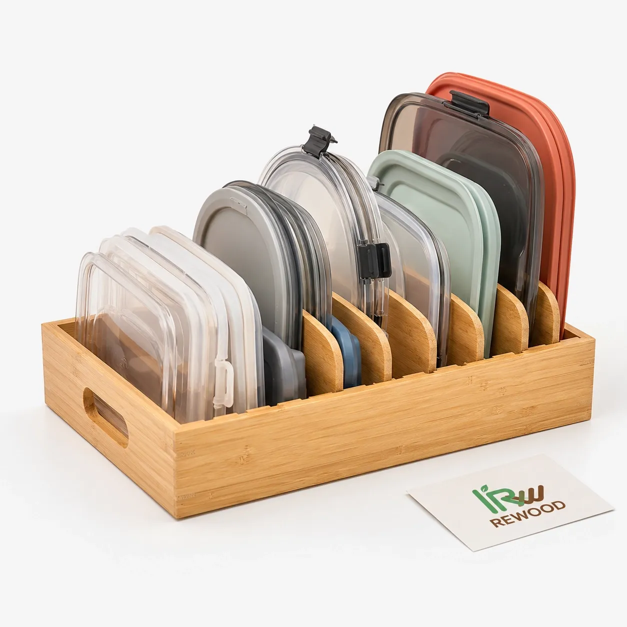 custom-bamboo-food-container-lid-organizer-main