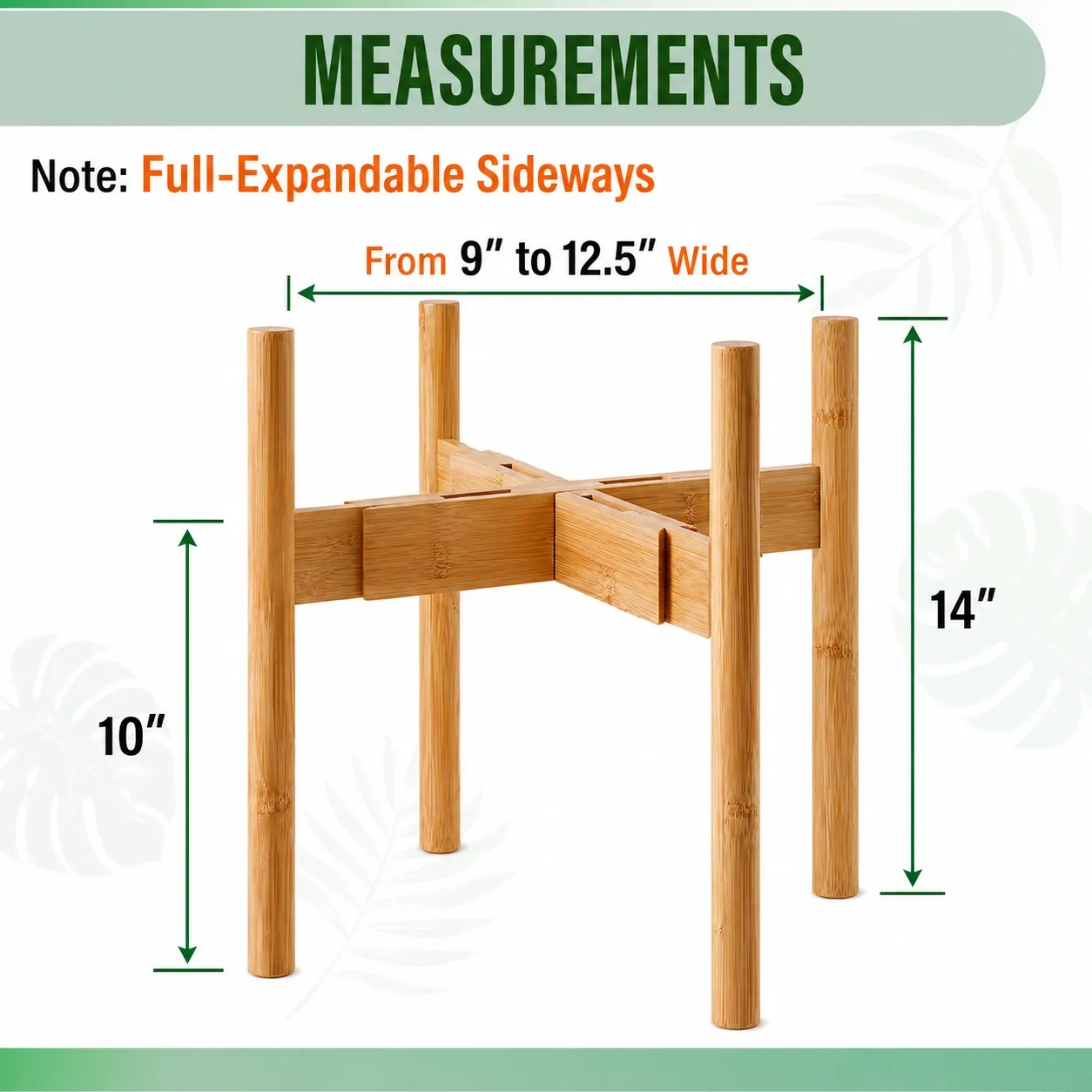 bamboo plant stand