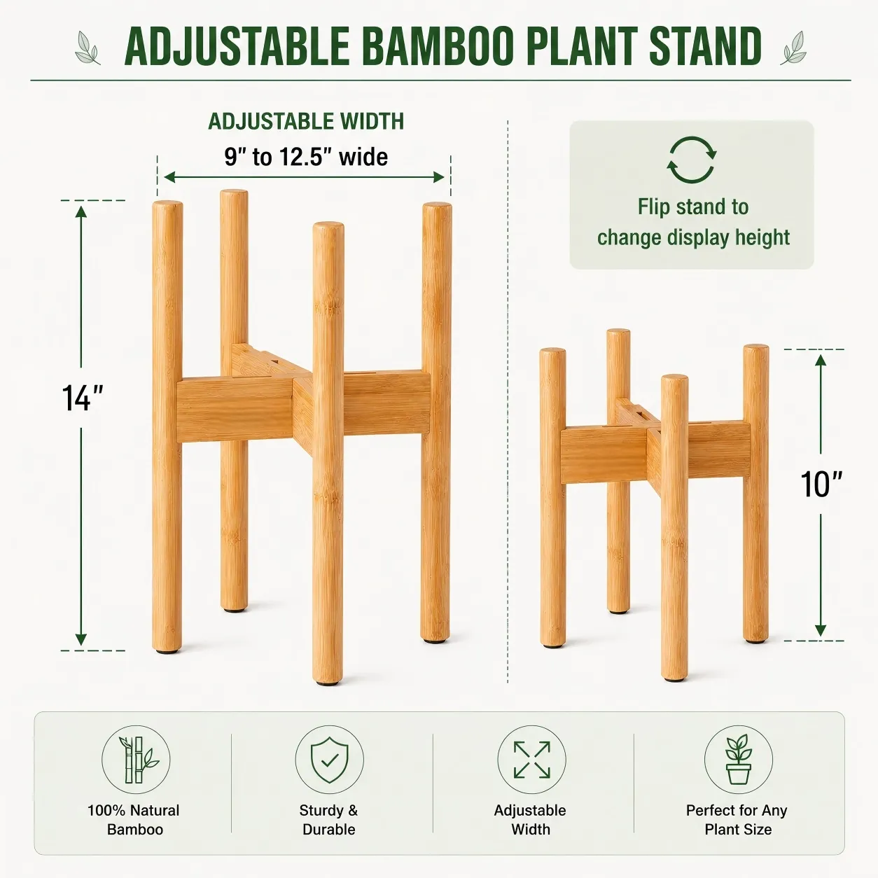 rewood-adjustable-bamboo-plant-stand-size-guide-two-height-options