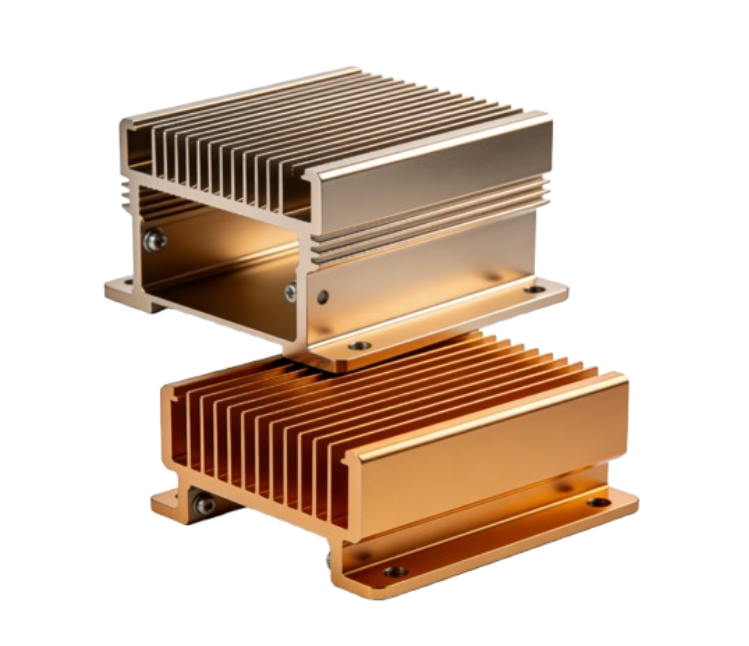 Custom Anodized Aluminum 6061 Heatsink for Electronic Enclosure-3