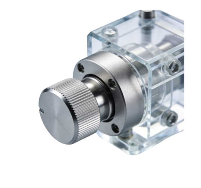 Knurled Aluminum Control Knob with Sandblasting Finish-4