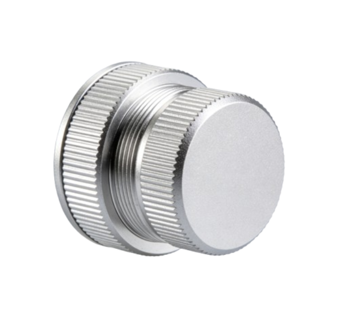 Knurled Aluminum Control Knob with Sandblasting Finish-3