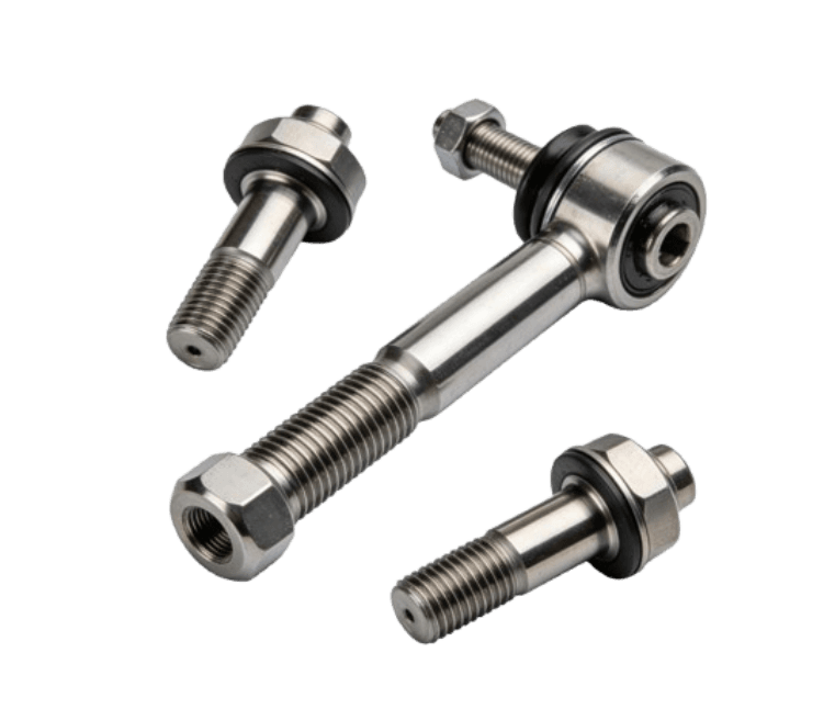 CNC Turned Titanium Alloy Pin for Automotive Suspension-1