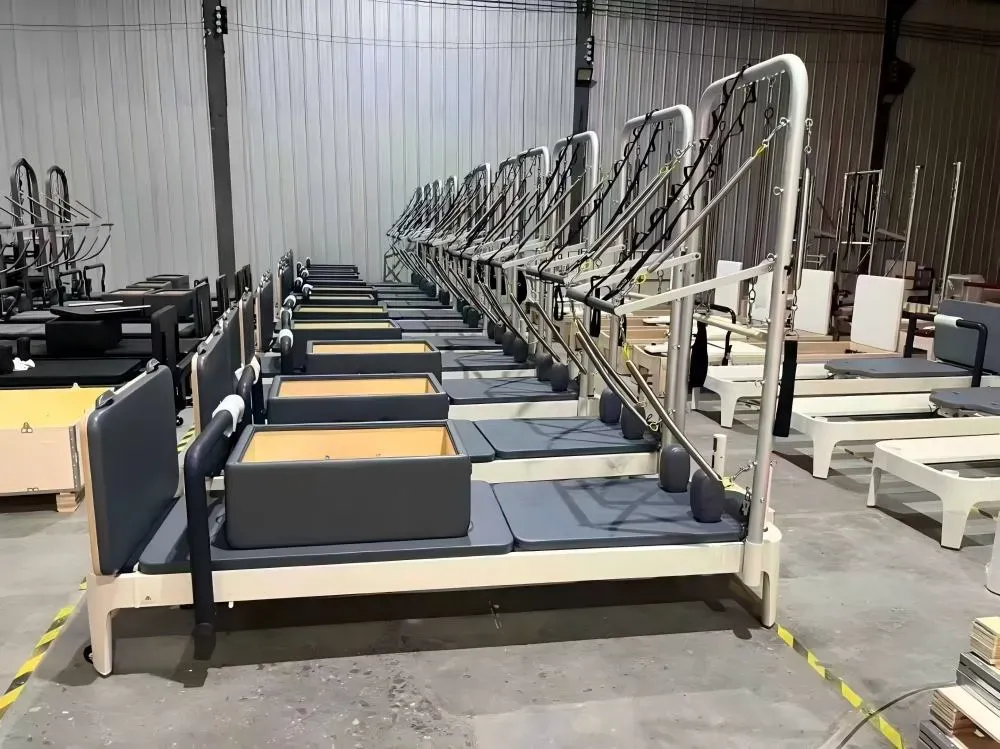 AL06 Pro Commercial Aluminum Pilates Reformer with Tower | High-Traffic Studio Edition