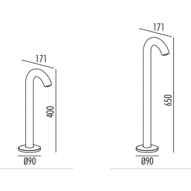 swan-neck-h1401-dimensions-and-photometric-data