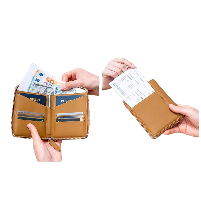 Premium Leather Passport Holder Wholesale | Custom Branded Travel Gifts