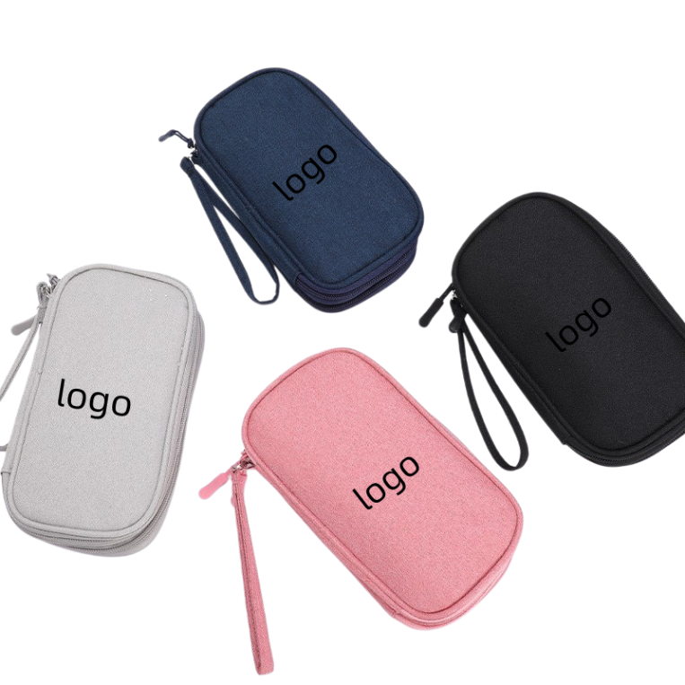 Executive Fabric Grooming Organizer | High-Capacity Personalized Travel Wash Bag