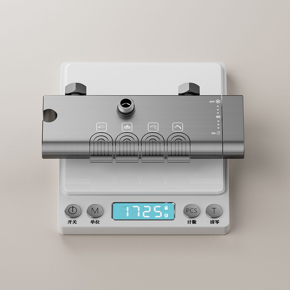 Professional Hot Selling Aluminum Shower Head Wall Mounted Bathroom Concealed Bathroom Shower Set 5