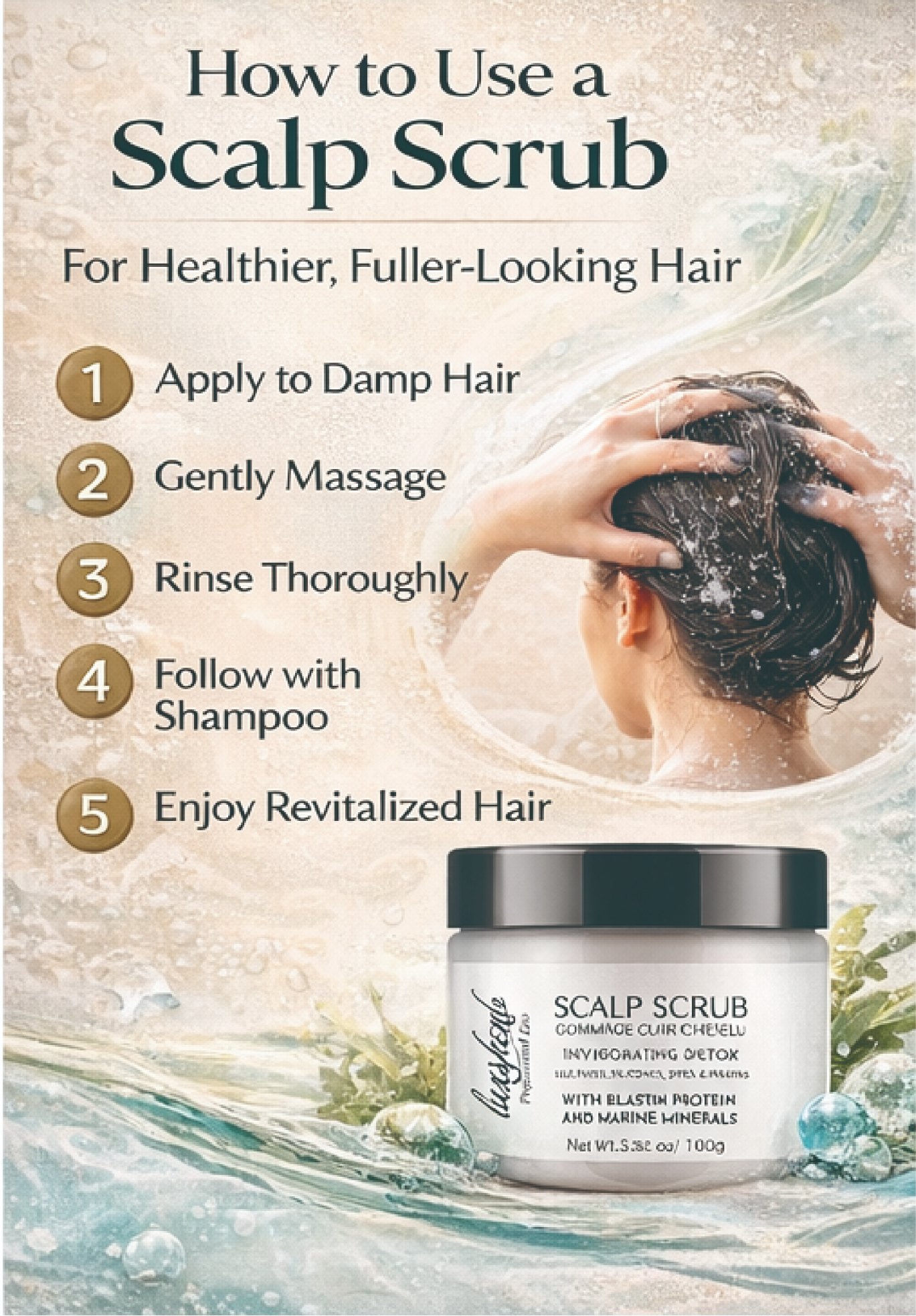 The Science of Scalp Detox: How Elastin Protein and Marine Minerals Revitalize Your Hair